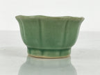 Japanese Ceramic Pottery Small Bowl Vtg Mamebachi Side Dish Green Glaze Y567