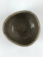 Japanese Ceramic Pottery Teacup Vtg Side Dish Bowl Brown Yunomi TC353