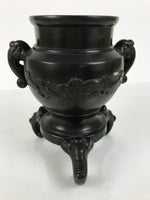 Japanese Ceramic Pottery Usubata Flower Vase Vtg Ikebana Arrangement Kabin UB64