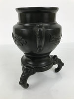 Japanese Ceramic Pottery Usubata Flower Vase Vtg Ikebana Arrangement Kabin UB64