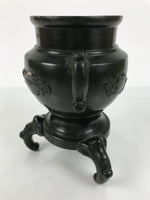 Japanese Ceramic Pottery Usubata Flower Vase Vtg Ikebana Arrangement Kabin UB64