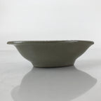 Japanese Ceramic Renge Spoon W/Stand Vtg Nabe Ramen Noodle Soup Gray PY877