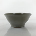 Japanese Ceramic Renge Spoon W/Stand Vtg Nabe Ramen Noodle Soup Gray PY878