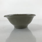 Japanese Ceramic Renge Spoon W/Stand Vtg Nabe Ramen Noodle Soup Gray PY878