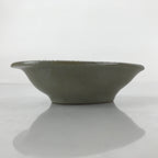Japanese Ceramic Renge Spoon W/Stand Vtg Nabe Ramen Noodle Soup Gray PY878