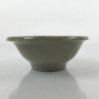Japanese Ceramic Renge Spoon W/Stand Vtg Nabe Ramen Noodle Soup Gray PY879