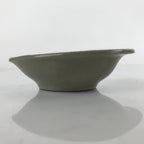 Japanese Ceramic Renge Spoon W/Stand Vtg Nabe Ramen Noodle Soup Gray PY884