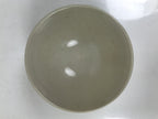 Japanese Ceramic Rice Bowl Owan Vtg Kobachi Beige Brown Leafy Plant Design Y397