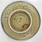 Japanese Ceramic Rice Bowl Owan Vtg Kobachi Textured Suribachi Style Brown Y102