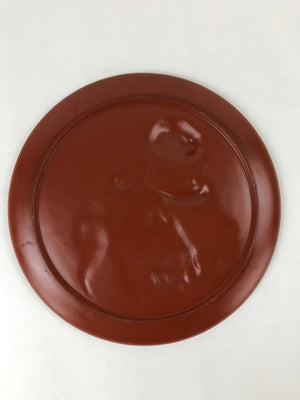 Japanese Ceramic Round Display Plate Vtg Dog Tokoname Ware Boxed PX702