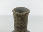 Japanese Ceramic Sake Bottle Empty Tokkuri Vtg Kizakura Brown Crane Neck TS920