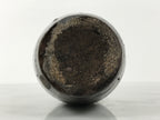 Japanese Ceramic Sake Bottle Kayoi-Tokkuri Vtg Brown Round Crane Neck TS868