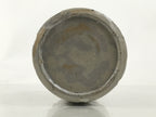 Japanese Ceramic Sake Bottle Kayoi-Tokkuri Vtg Gray Black Kanji TS791