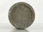 Japanese Ceramic Sake Bottle Kayoi-Tokkuri Vtg Gray Black Kanji TS792