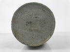 Japanese Ceramic Sake Bottle Kayoi-Tokkuri Vtg Gray Brown Kanji Tsudaya TS913