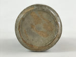 Japanese Ceramic Sake Bottle Kayoi-Tokkuri Vtg Gray Hand-Written Kanji TS555
