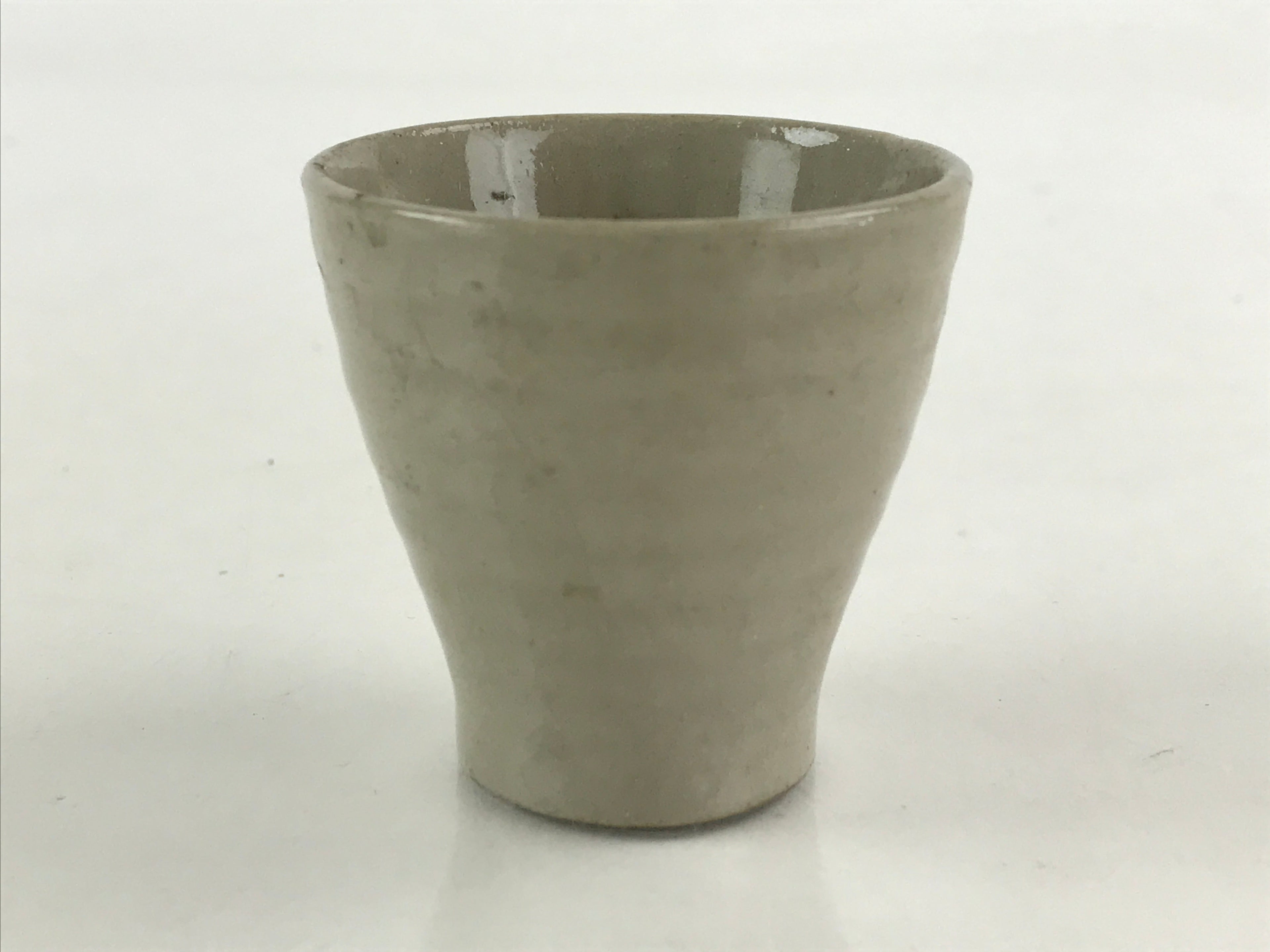 Japanese Ceramic Sake Bottle Sake Cup Kayoi-Tokkuri Hand-Written Vyg Kanji TS514