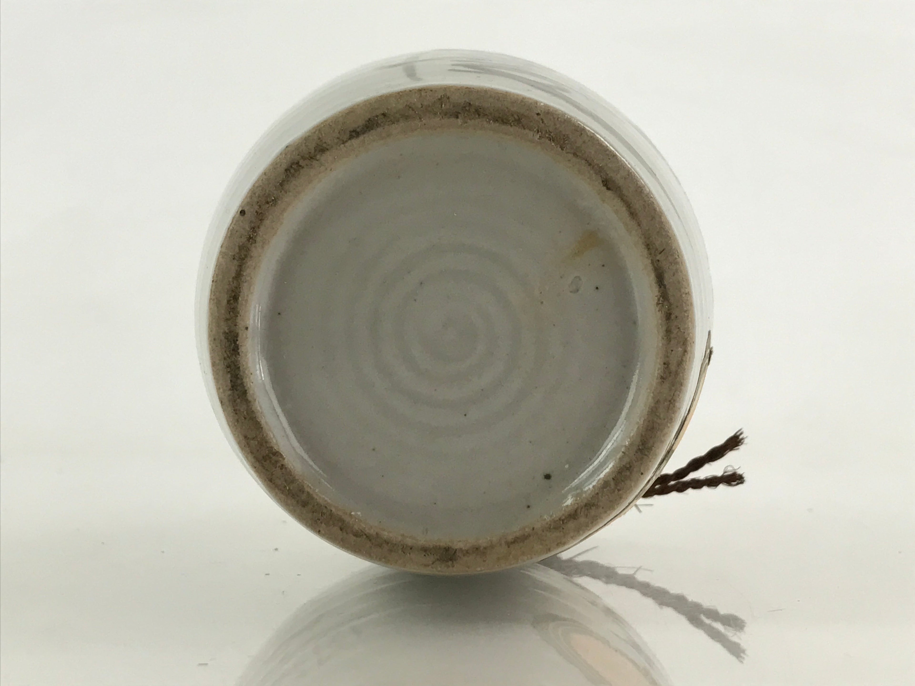 Japanese Ceramic Sake Bottle Sake Cup Kayoi-Tokkuri Hand-Written Vyg Kanji TS514