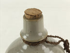 Japanese Ceramic Sake Bottle Sake Cup Kayoi-Tokkuri Hand-Written Vyg Kanji TS514