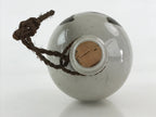Japanese Ceramic Sake Bottle Sake Cup Set Tokkuri Hand-Written Vtg Kanji TS511