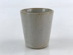 Japanese Ceramic Sake Bottle Sake Cup Set Tokkuri Hand-Written Vtg Kanji TS513