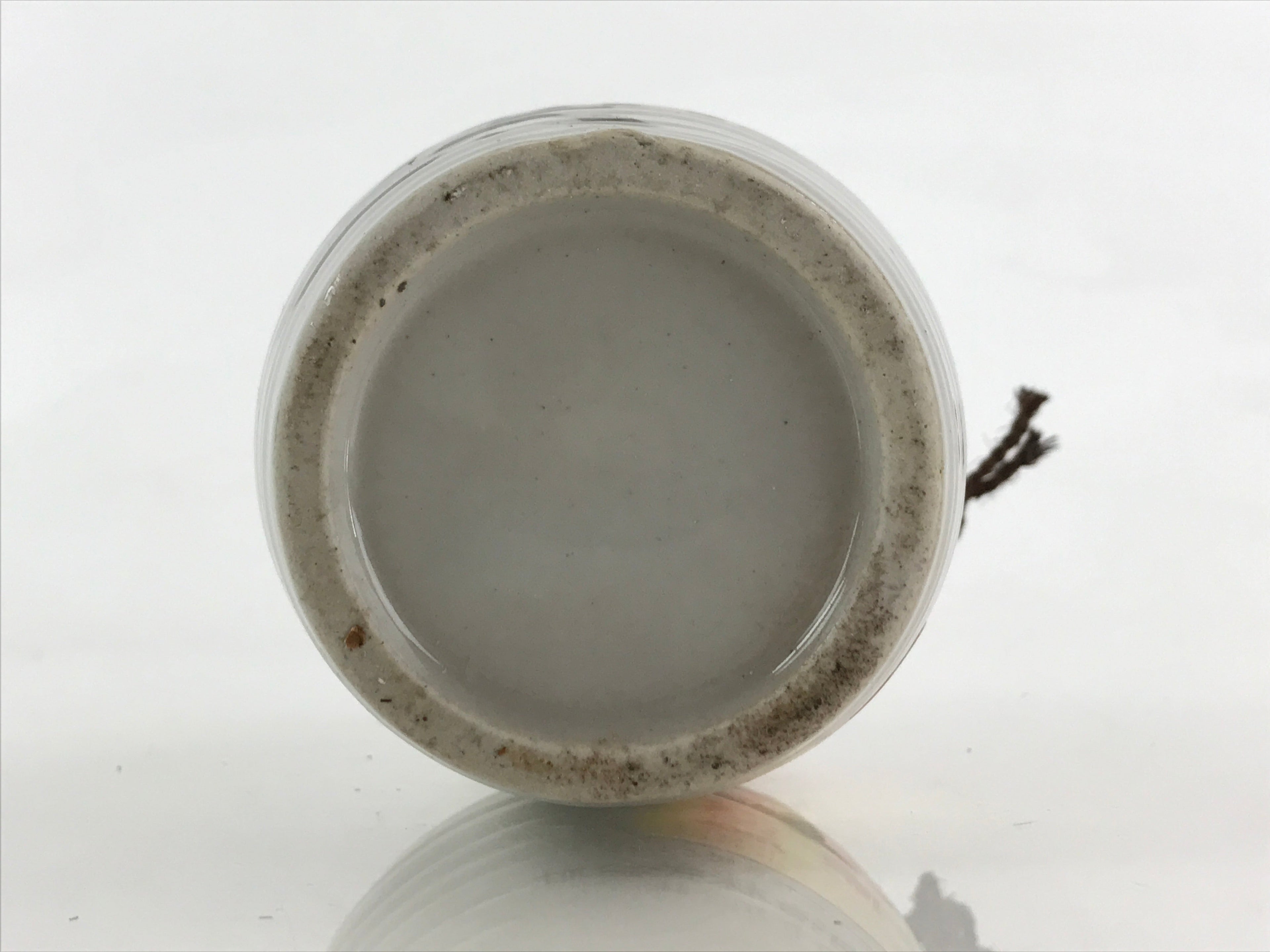 Japanese Ceramic Sake Bottle Sake Cup Set Tokkuri Hand-Written Vtg Kanji TS515