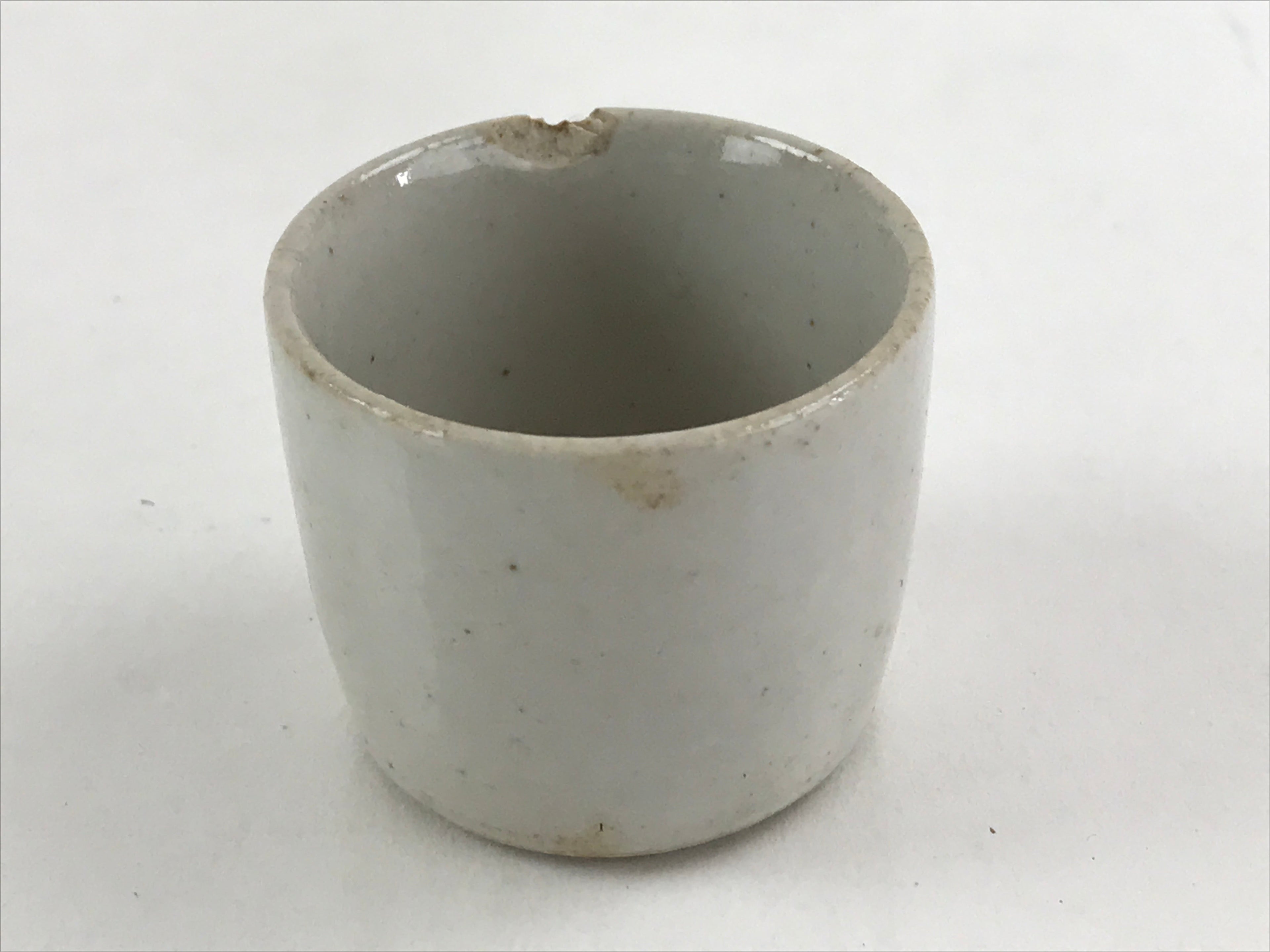 Japanese Ceramic Sake Bottle Sake Cup Set Tokkuri Sakebin Kanji Hida TS540