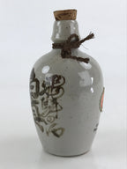 Japanese Ceramic Sake Bottle Sake Cup Set Tokkuri Sakebin Kanji Hida TS540