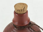 Japanese Ceramic Sake Bottle Sake Cup Set Tokkuri Sakebin Kanji Hidamusume TS537