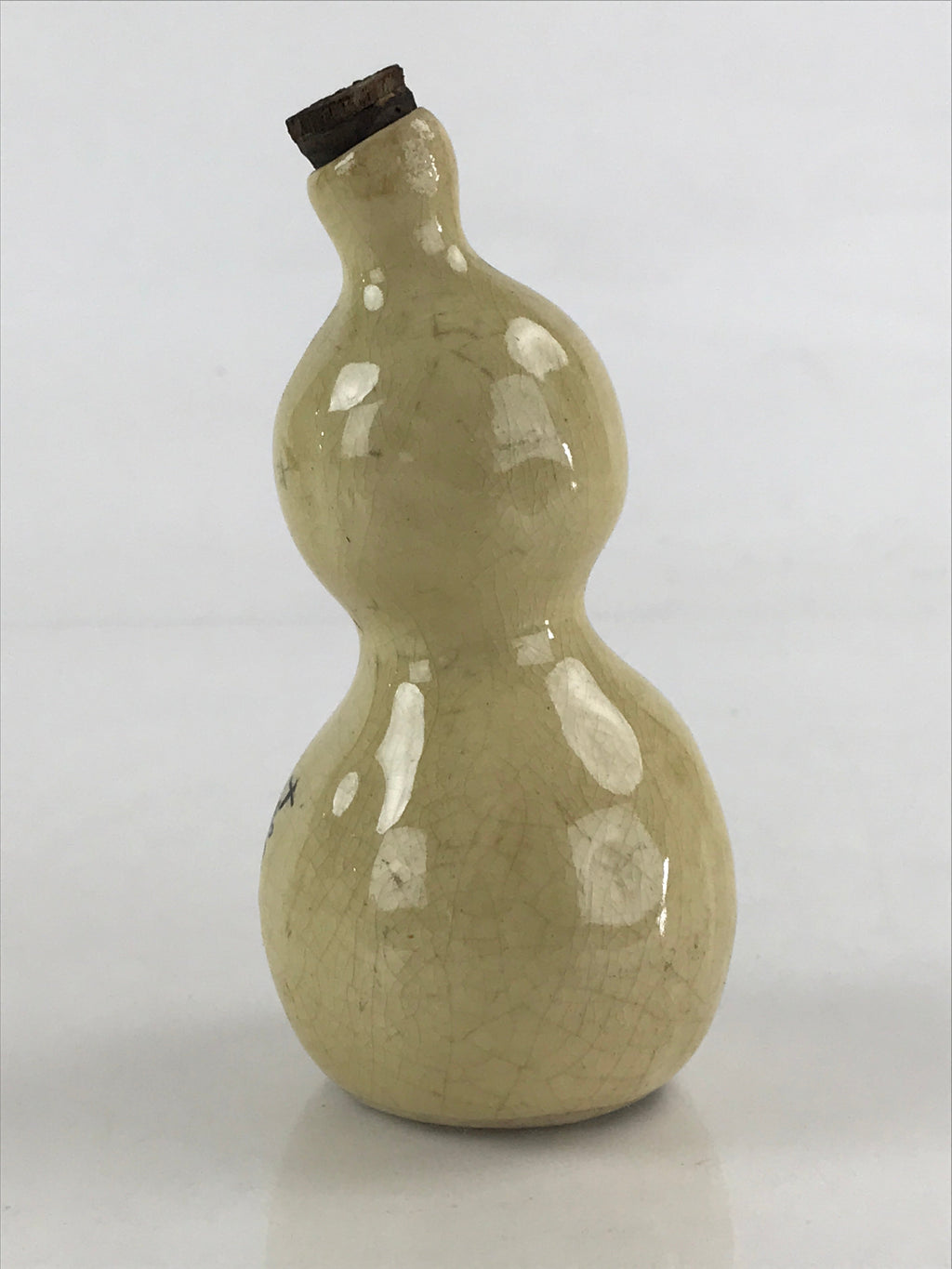 Japanese Ceramic Sake Bottle Sake Cup Tokkuri Sakebin Kanji Gourd Towadako TS542