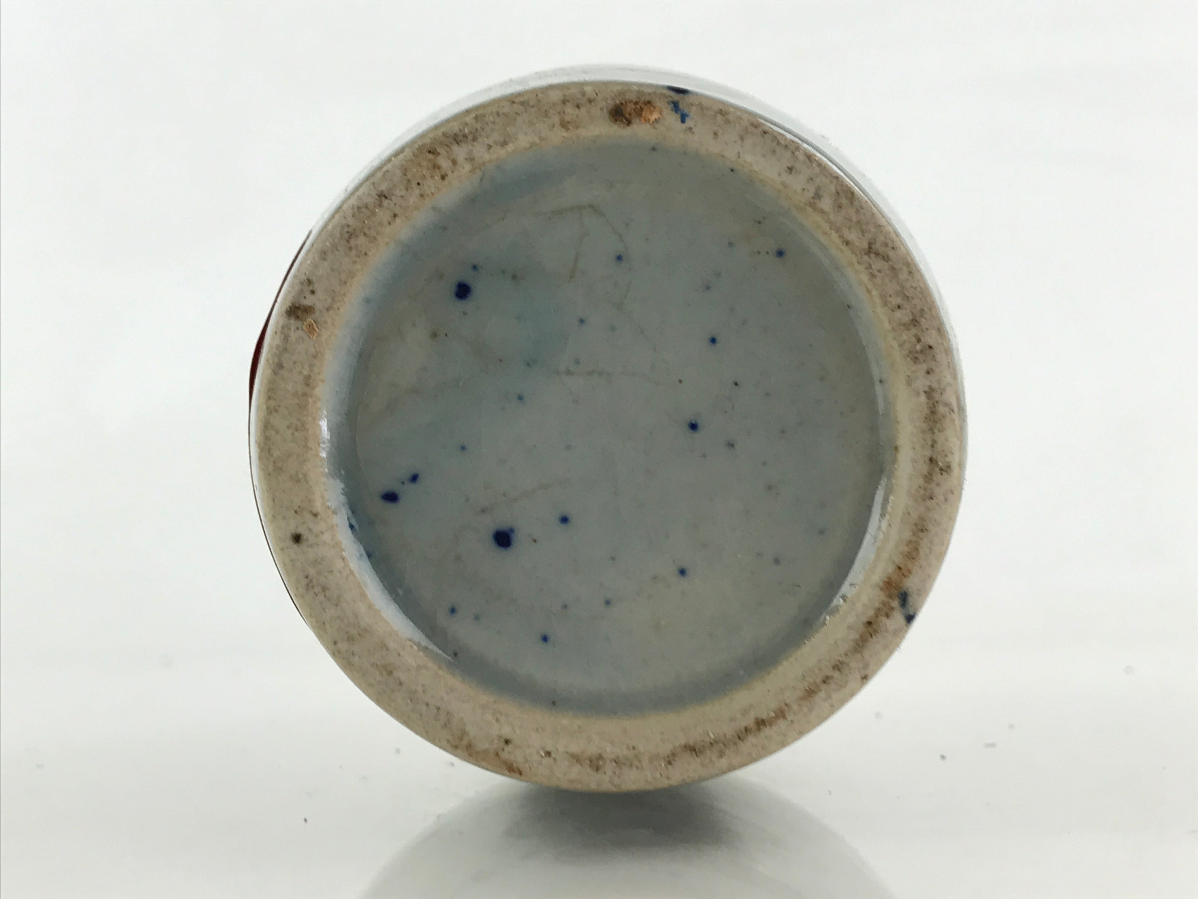 Japanese Ceramic Sake Bottle Sake Cup Tokkuri Sakebin Kanji Kasumitsuru TS517
