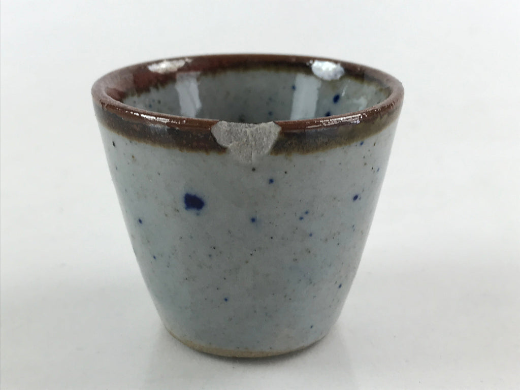 Japanese Ceramic Sake Bottle Sake Cup Tokkuri Sakebin Kanji Kasumitsuru TS517