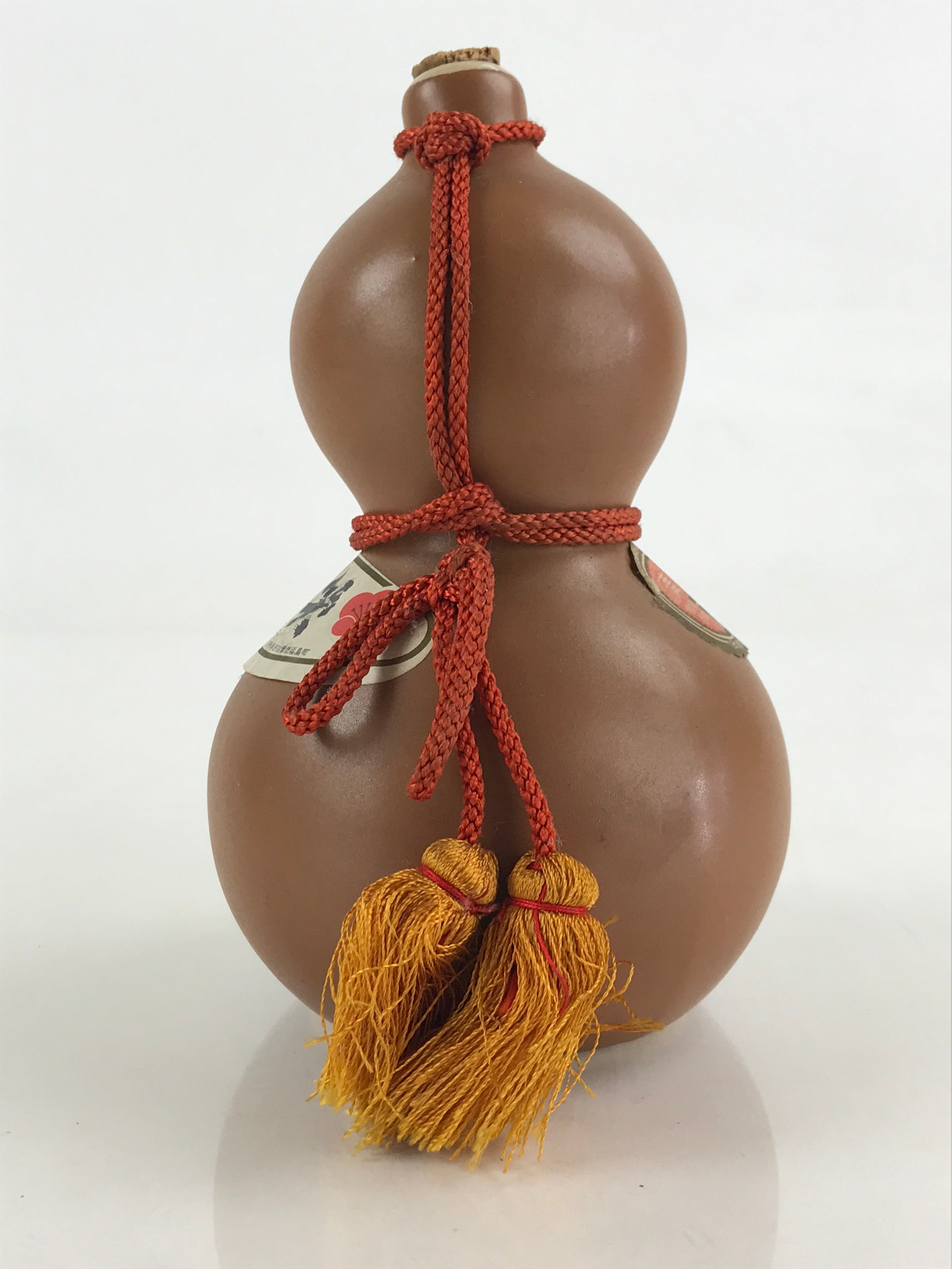 Japanese Ceramic Sake Bottle Sake Tokkuri Sakebin Kanji Nanawarai Gourd TS538