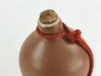 Japanese Ceramic Sake Bottle Sake Tokkuri Sakebin Kanji Nanawarai Gourd TS538
