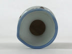 Japanese Ceramic Sake Bottle Tokkuri Ichigo Vtg Gray Brown Ideograms TS569