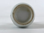 Japanese Ceramic Sake Bottle Tokkuri Ichigo Vtg Gray Brown Ideograms TS569
