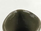 Japanese Ceramic Sake Bottle Tokkuri Ichigo Vtg Pottery Gray Stamp Pattern TS523