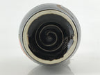Japanese Ceramic Sake Bottle Tokkuri Sakebin Vtg Kanji Oni-Koroshi Black TS509