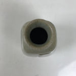 Japanese Ceramic Sake Bottle Tokkuri Vtg Gray Chinese Bamboo Mountain TS797