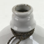 Japanese Ceramic Sake Bottle Tokkuri Vtg Ukiyoe Geisha Woman Kimono TS735