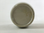 Japanese Ceramic Sake Bottle Vtg Kayoi-Tokkuri Gray Hand-Written Kanji TS573