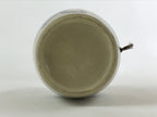 Japanese Ceramic Sake Bottle Vtg Kayoi-Tokkuri Gray Hand-Written Kanji TS574