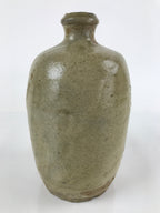 Japanese Ceramic Sake Bottle Vtg Kayoi-Tokkuri Large Carved Kanji TS651