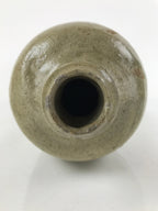 Japanese Ceramic Sake Bottle Vtg Kayoi-Tokkuri Large Carved Kanji TS651