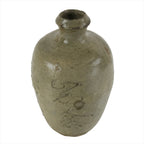Japanese Ceramic Sake Bottle Vtg Kayoi-Tokkuri Large Carved Kanji TS651