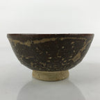 Japanese Ceramic Sake Cup Vtg Tsubomi Guinomi Yakimono Brown Beige G250