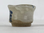 Japanese Ceramic Sake Cup Vtg Tsubomi Guinomi Yakimono Mountain Scene G127