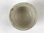 Japanese Ceramic Sake Cup Vtg Tsubomi Guinomi Yakimono Mountain Scene G127