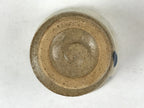 Japanese Ceramic Sake Cup Vtg Tsubomi Guinomi Yakimono Mountain Scene G127