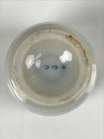 Japanese Ceramic Sake Cup Vtg Tsubomi Ochoko Guinomi Simple Plain Gray G178